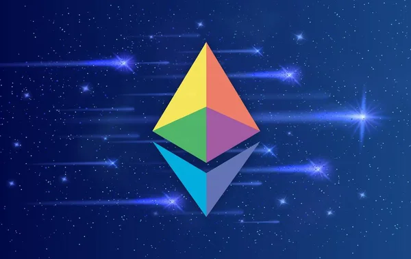 Ethereum Eth Virtual Currency Images Illustrations — Stock Photo, Image