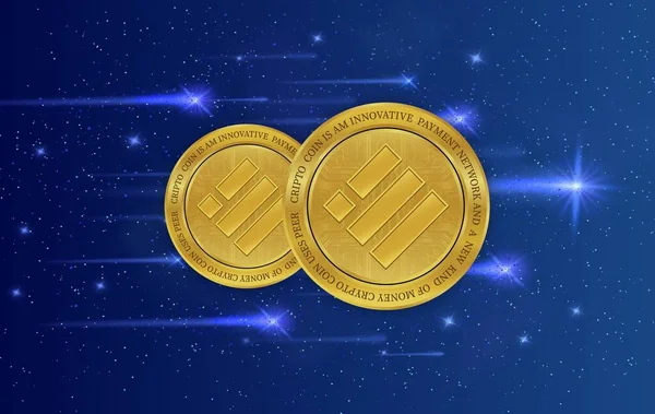 Binance Usd Busd Virtual Currency Images Illustrations — Stock Photo, Image