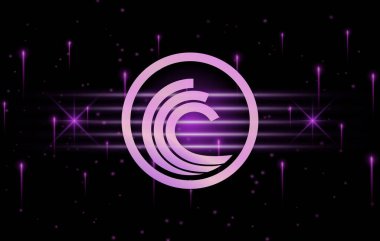 Bitttorrent-bttc sanal para birimi resimleri. 3d illüstrasyon.