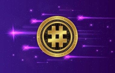 Reserve Rights-rsr virtual currency images. 3d illustrations.