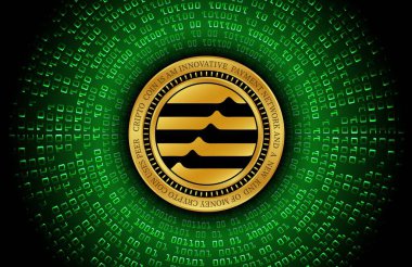 aptos-apt virtual currency images. 3d illustration