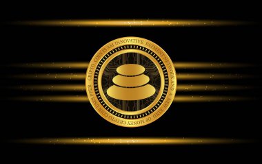 Dengeleyici-bal kripto para birimi görüntüsü. 3d illüstrasyon.