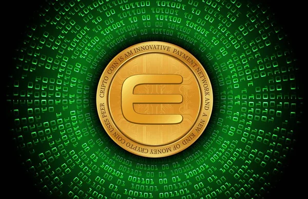 Digital Background Image Enjin Enj Virtual Currency Illustration — Stock Photo, Image