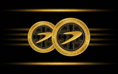 tellor-trb virtual currency images. 3d illustration
