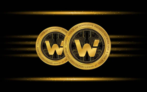 Woo Network Woo Virtual Currency Logo Illustrations — Photo