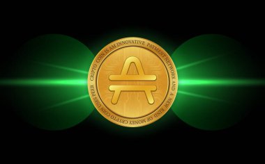 Sanal para birimi görüntüsü. 3d illüstrasyon.