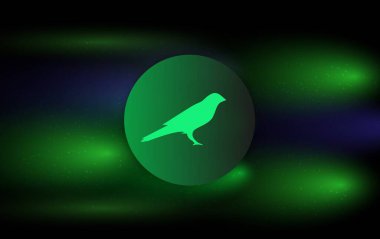 kusama-ksm sanal para birimi resimleri. 3d illüstrasyon.