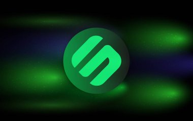 Dijital arkaplanda swipe-sxp şifreli para birimi resimleri. 3d illüstrasyon.