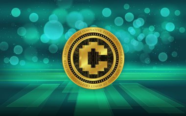 Image of convex finance-cvx virtual currency. 3d illustration
