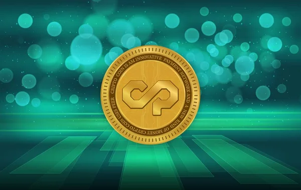 Counterparty Xcp Virtual Currency Images Digital Background Illustrations — Stock Photo, Image
