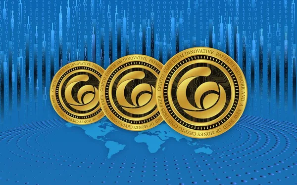 Radio Caca Raca Crypto Valuta Bilder Illustration Digitala Mynt — Stockfoto