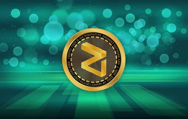 Zilliqa Zil Virtual Currency Images Illustrations — Stockfoto