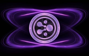 Dijital arka planda bir elf sanal para birimi görüntüsü. 3d illüstrasyon.