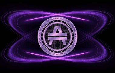 Sanal para birimi görüntüsü. 3d illüstrasyon.