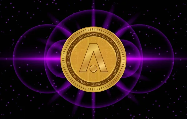 Aion Virtual Currency Views Illustration — Stock Photo, Image