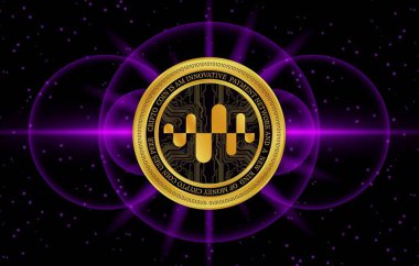 enzyme-mln virtual currency images. 3d illustration