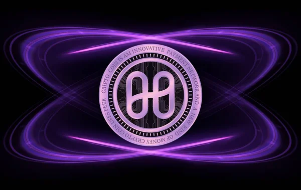 Логотип Виртуальной Валюты Harmony One Иллюстрации — стоковое фото