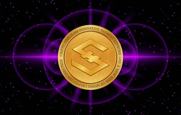 Iostoken Iost Virtual Currency Images Illustration — Stock Photo, Image