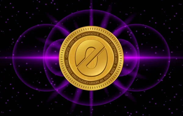 Image Ogn Coin Virtual Currency Digital Background Illustrations — Stock Photo, Image