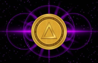 tuz sanal para birimi görüntüleri. 3d illüstrasyon