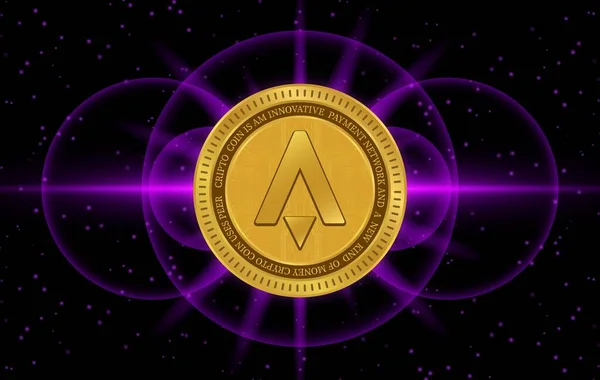 Star Atlas Atlas Virtual Currency Images Digital Background Illustrations — Stock Photo, Image