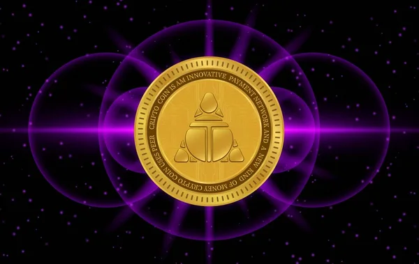Images Alien Worlds Tlm Virtual Currency Digital Coins Illustrations — Stock Photo, Image