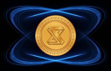 idex virtual currency image. 3d illustrations