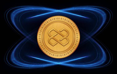 ağ dokuma sanal para birimi resimleri. 3d illüstrasyon