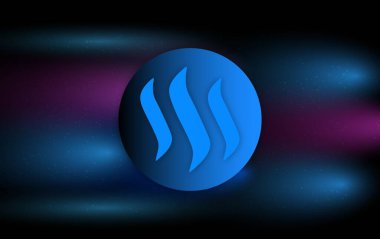 Dijital arkaplanda sanal para birimi görüntüleri var. 3d illüstrasyon.