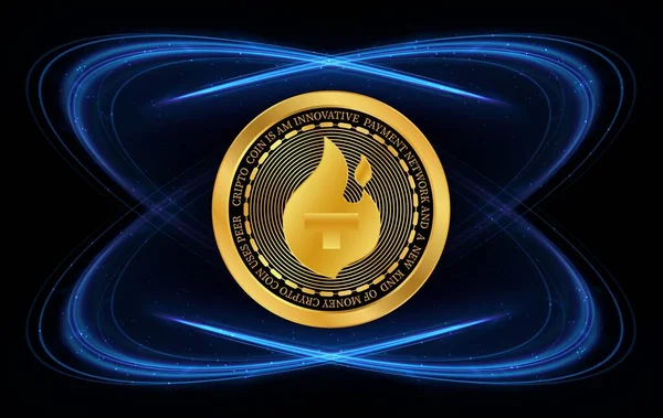 Digital Background Image Theta Fuel Virtual Currency Drawings — 스톡 사진