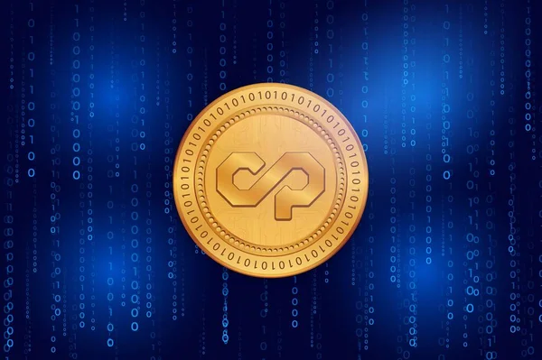 Counterparty Xcp Virtual Currency Images Digital Background — 스톡 사진