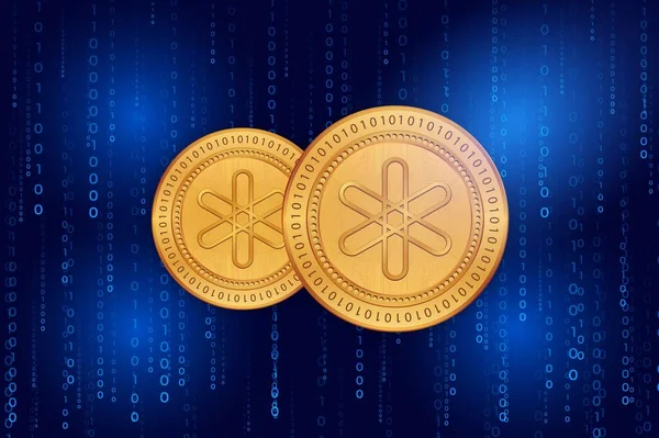 Virtuelle Münzen Und Ihre Logos Das Logo Der Virtuellen Währung — Stockfoto