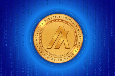 Algorand-algo sanal para birimi resimleri. 3d illüstrasyon.