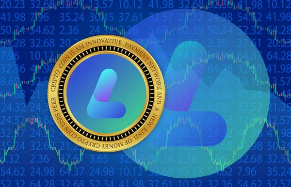 Largo Coin Lrg Virtual Currency Logo Illustrations — Photo