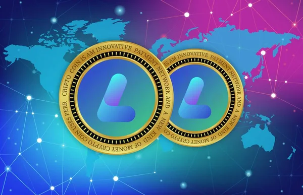 Largo Coin Lrgは仮想通貨のロゴです 3Dイラスト — ストック写真