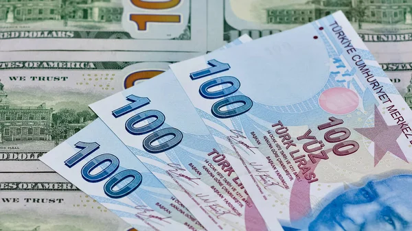 Bilder Von Verschiedenen Ländermünzen Fotos Von Dollar Und Türkischer Lira — Stockfoto