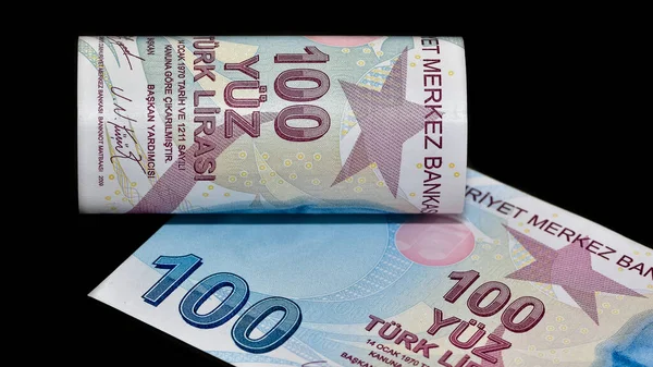 各国の紙幣の画像 トルコのリラ写真 — ストック写真