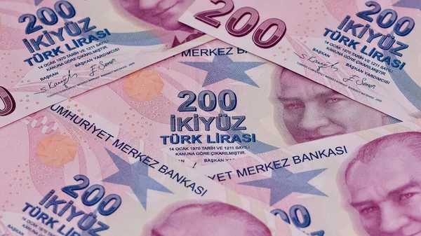 Çeşitli Ülkelerin Banknotlarının Görüntüleri Türk Lirası Fotoğrafları — Stok fotoğraf