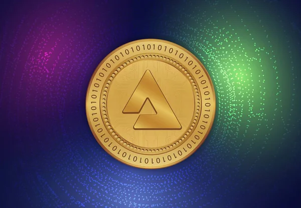 Audius Audio Virtual Currency Images Digital Background Illustrations — Stock Photo, Image
