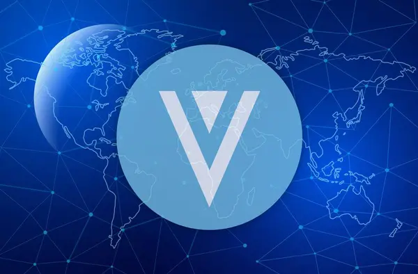 Verge Xvg Virtual Currency Image Digital Background Illustrations — Stock Photo, Image