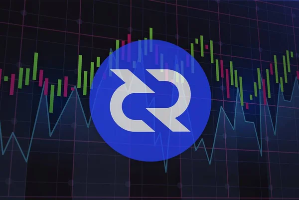Decred Dcr Coin Virtual Currency Images Illustration — Stockfoto