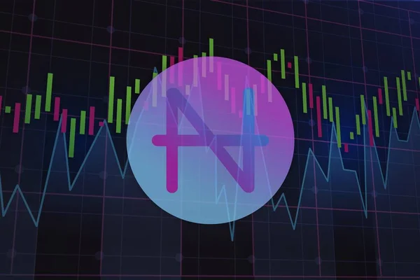 Stock image navcoin-nav virtual currency images. 3d illustration