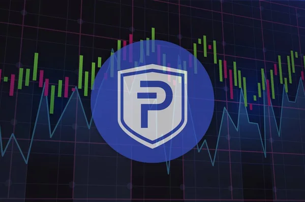 Pivx Cryptocurrency Images Digital Background — 스톡 사진