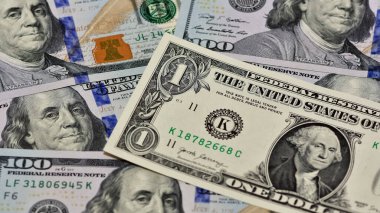 Çeşitli ülkelerin banknotlarının görüntüleri. Amerikan Doları Fotoğrafları.