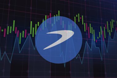 tellor-trb virtual currency images. 3d illustration