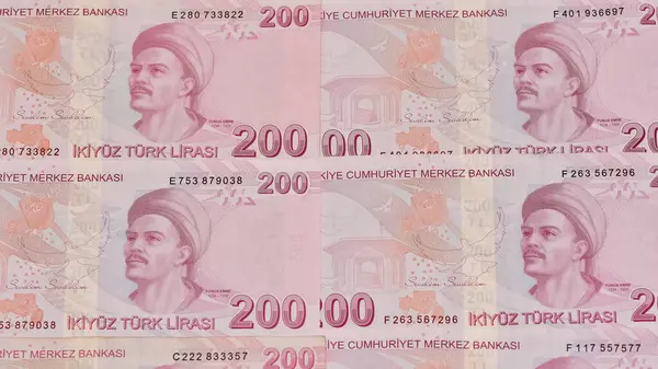 Images Banknotes Various Countries Turkish Lira Photos — 스톡 사진