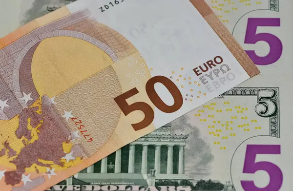 Çeşitli Ülkelerin Banknotlarının Görüntüleri Euro Dolar Fotoğrafları — Stok fotoğraf