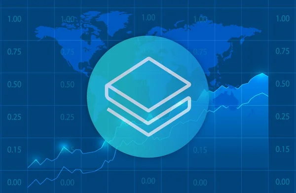 Stratis Strax Virtual Currency Images Digital Background — 스톡 사진