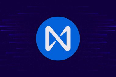 Dijital arka planda Protokol madeni para ve logonun yanında. 3d illüstrasyon resminin yanında.