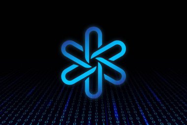 Sanal paralar ve logoları. Göçük sanal para birimi logosu. 3d illüstrasyon.